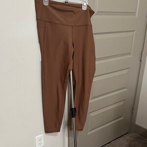 Women's Brown High-Waisted leggings